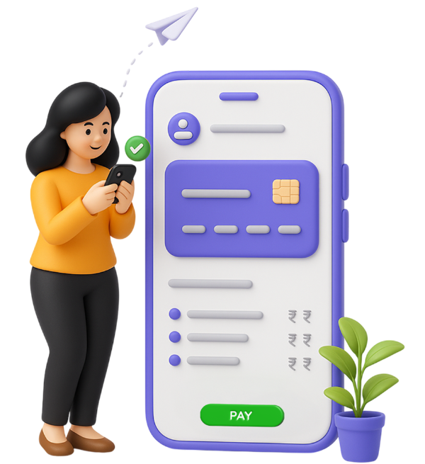 Person using mobile payment